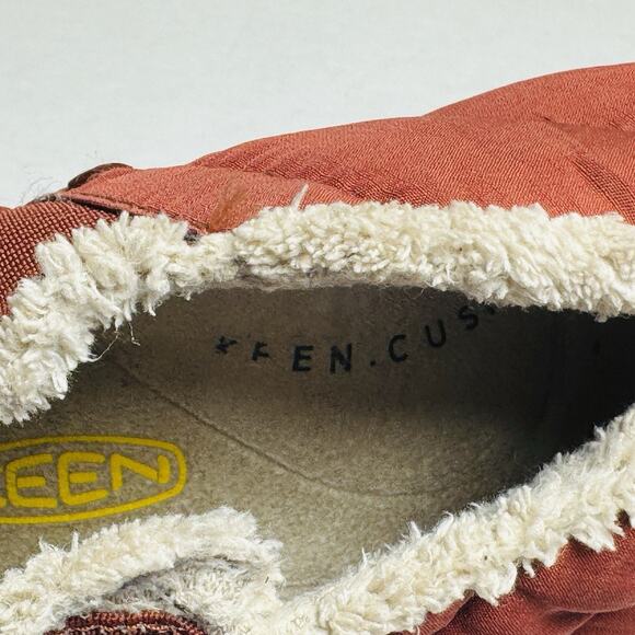 Keen Howser II Slippers Womens Shoes Size 7 Rust Red Lined Comfort Slip On - Picture 11 of 11